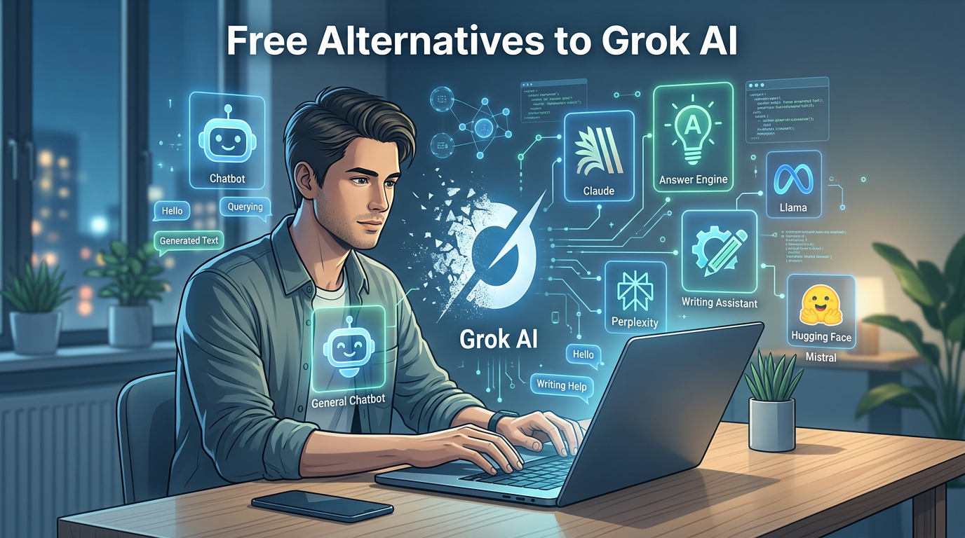 Free Alternatives to Grok AI for Beginners (No Subscription Needed)