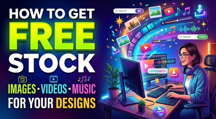 How to Get Free Stock Images, Videos and Music for Your Designs How to Get Free Stock Images, Videos and Music for Your Designs